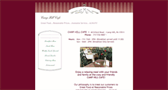 Desktop Screenshot of camphillcafe.com